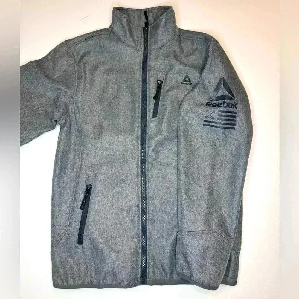 Reebok Boys Outewear Full Zip Jacket Size- Large - Picture 8 of 9
